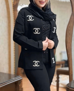 کراپ کت مجلسی زنانه مدل شَنِل